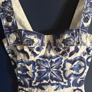 Dolce &  Gabanna majolica bustier/corset top new